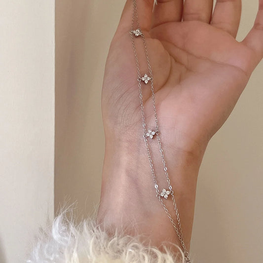 Flower Zircon Bracelet